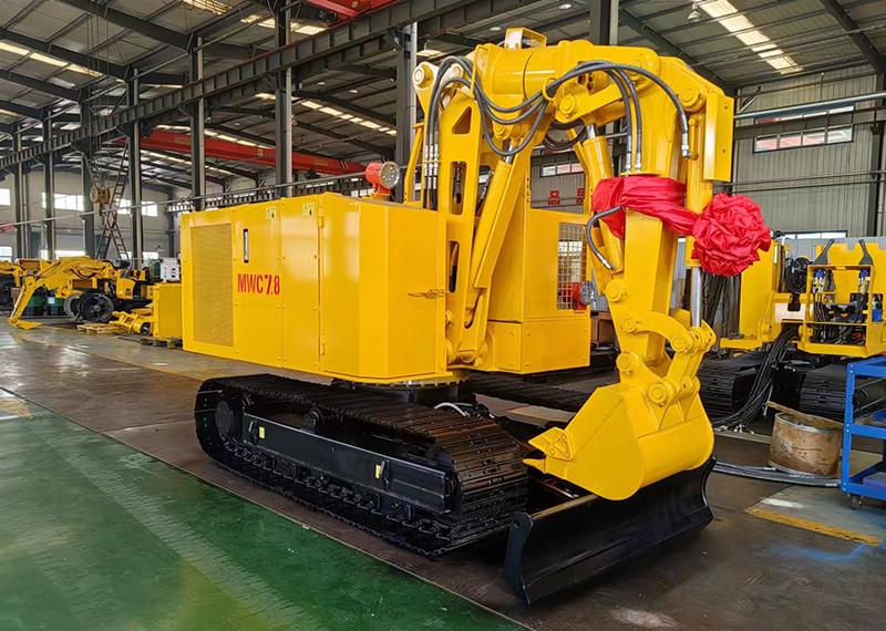 熱銷！山東礦安重工生產的又一臺液壓挖掘機裝車發貨